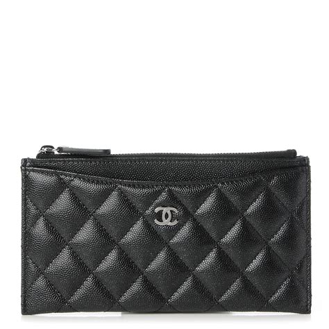 chanel zip pouch